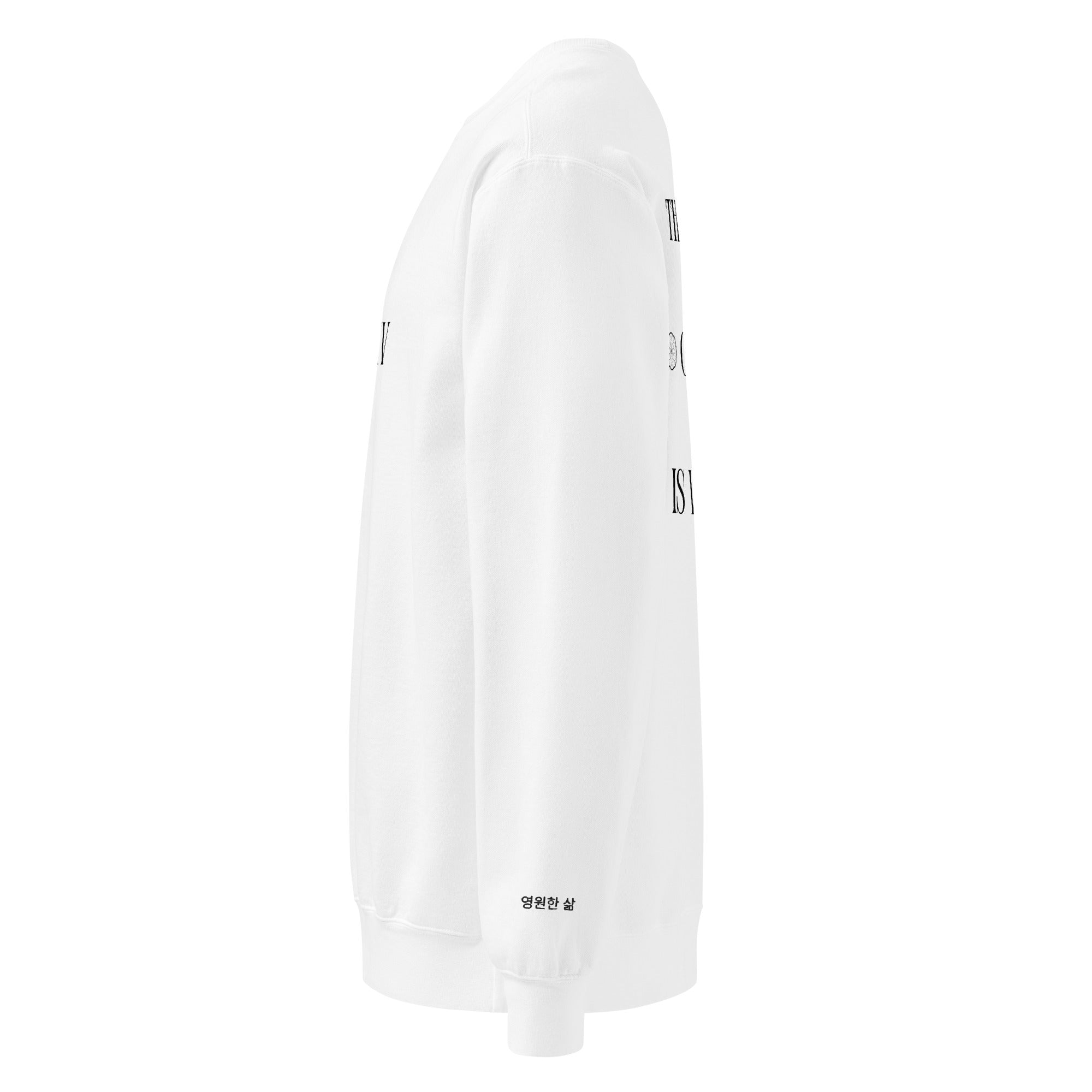 Unisex garment-dyed sweatshirt